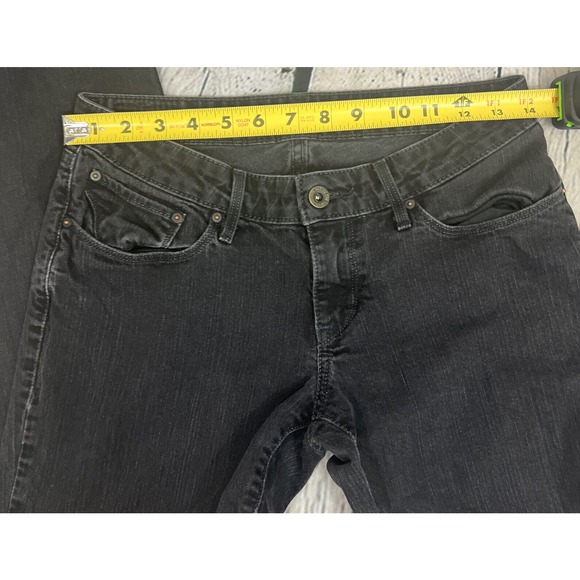 Levi’s Black-Denim Boot Leg Light Stretch Jeans Women's 29x32 (8) - Picture 6 of 7